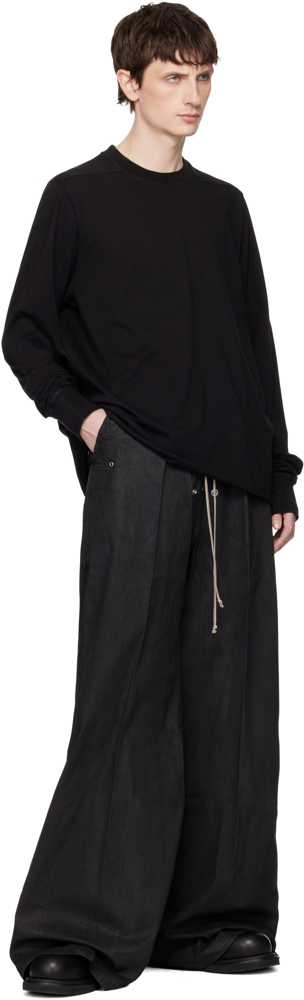 Rick Owens DRKSHDW Black Temple Crewneck Sweatshirt