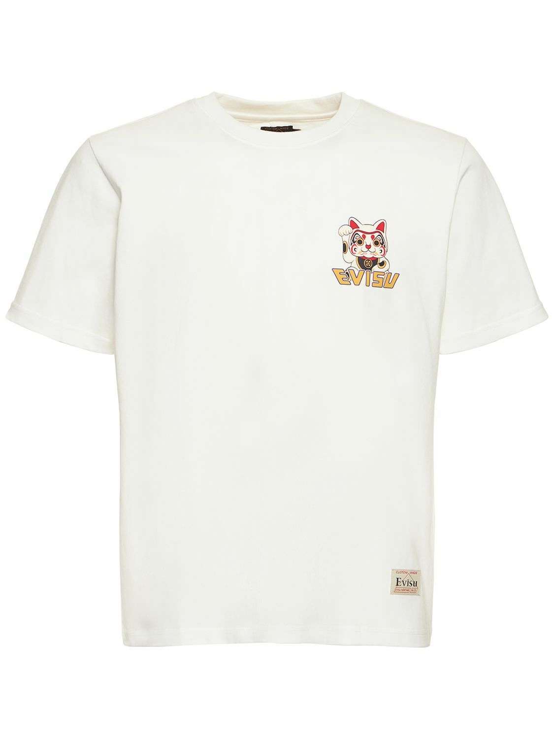 Photo: EVISU Cotton Lucky Cat Printed T-shirt