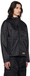 SPENCER BADU Black Water-Repellent Jacket
