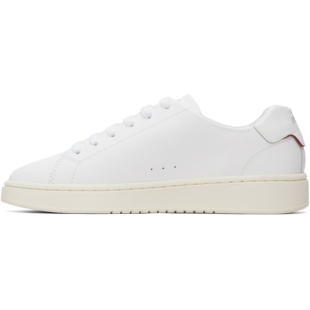 Hugo White Logo Nappa Leather Sneakers