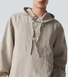 Stòffa Hooded linen jacket