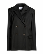 Ganni Womens Blazer in Black
