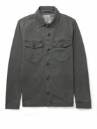 Faherty - Cotton-Jersey Shirt Jacket - Gray