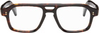 Cutler and Gross Brown GR15 Aviator Optical Glasses