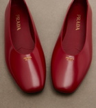 Prada Leather ballet flats