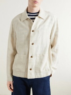NN07 - Morgan 1454 Linen Blouson Jacket - Neutrals