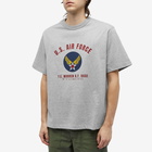 Uniform Bridge Men's Wyoming Air Force T-Shirt in Grey