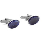 Lanvin - Gunmetal-Tone Sodalite Cufflinks - Gunmetal