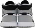 Nike Jordan Black & Gray Air Jordan 1 Mid Sneakers