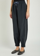 3.1 Phillip Lim Ripstop Zip-sides Shell Sweatpants Black