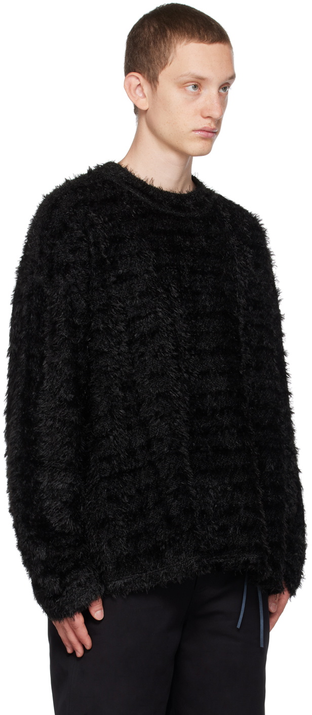 Black 2024 shaggy jumper