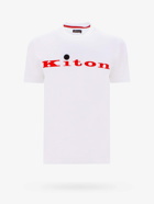 Kiton Ciro Paone T Shirt White   Mens