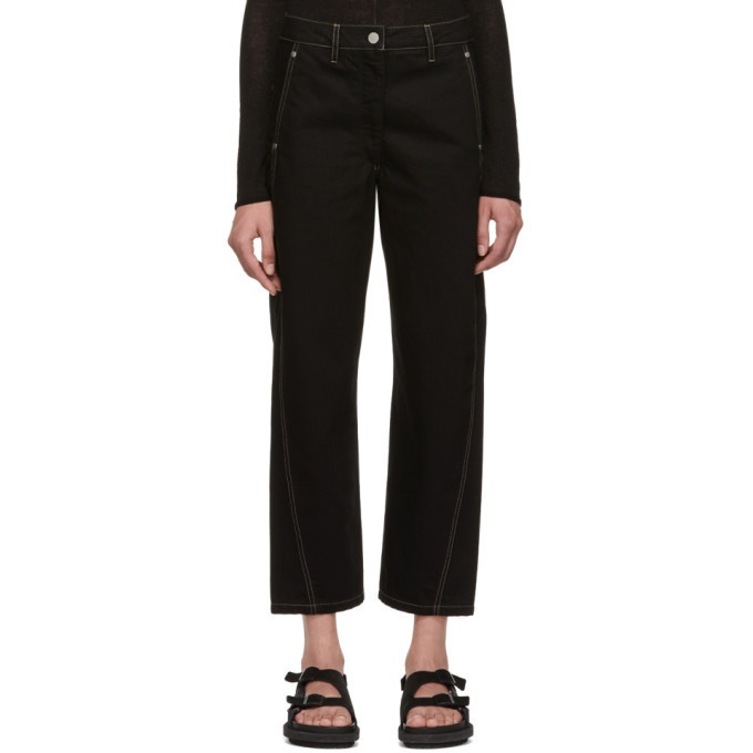 Lemaire Black Twisted Jeans Lemaire