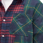 Dime Men's Triple Plaid Shirt in Multi