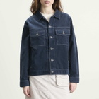 Gramicci Women's Corduroy Trucker Jacket in Navy
