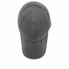 Balenciaga Men's Tilted Typo Cap in Dark Grey