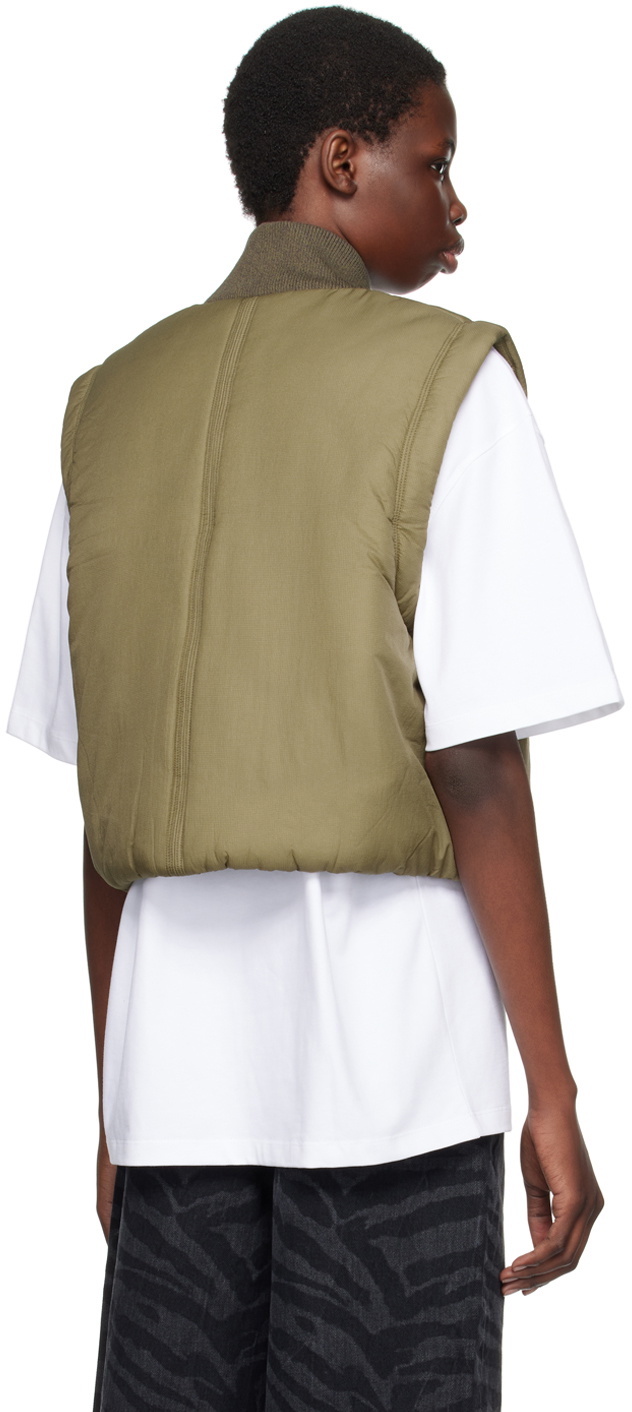 マイクラ 人気アイテム Green GANNI Zip-Up GANNI Vest ジャケット・アウター