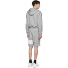 Thom Browne Grey 4-Bar One-Piece Gnome Sweatsuit