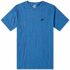 Nike Men's Premium Essentials Tie Dye T-Shirt in Marina Blue