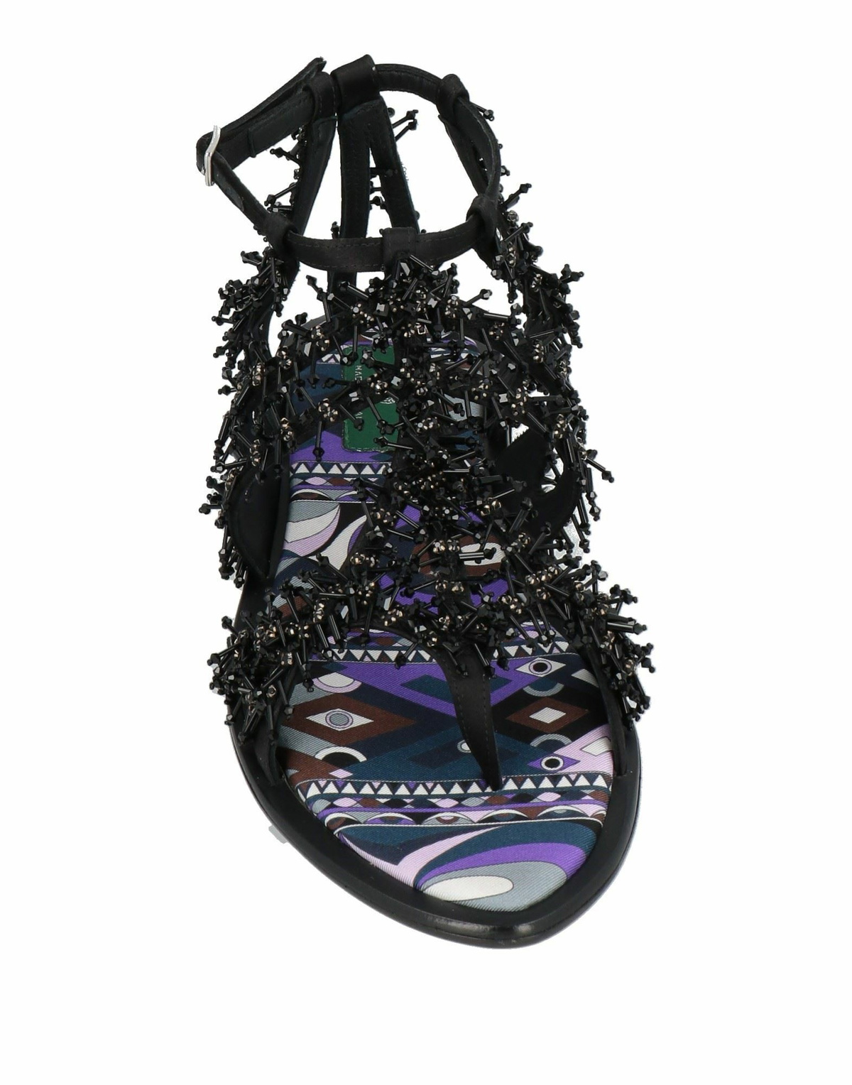 Pucci Womens Thong sandal in Black