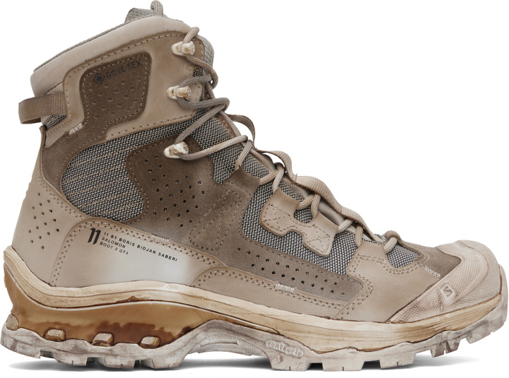 Photo: 11 by Boris Bidjan Saberi Brown Salomon Edition 2 GTX Boots