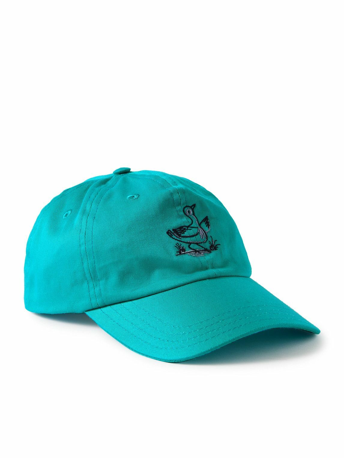 Drake's - HIM Embroidered Cotton-Twill Baseball Cap