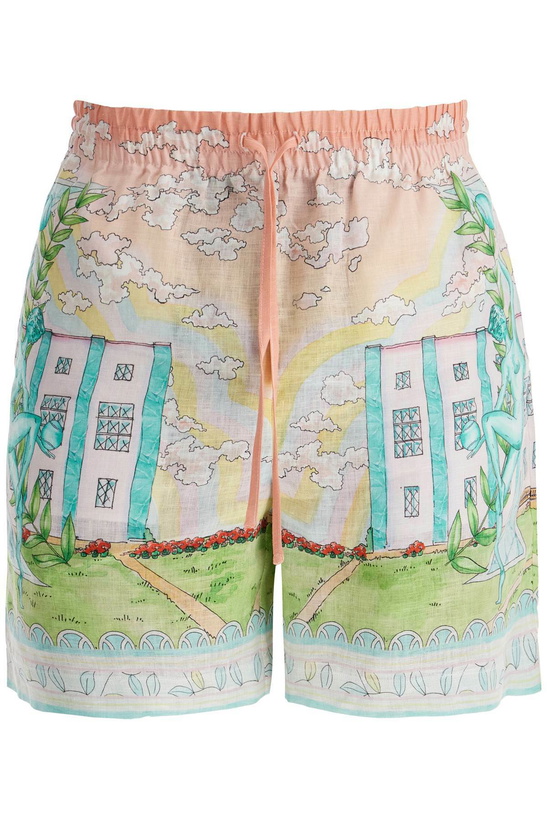 Photo: Casablanca Gradient Monogram Silk Shorts