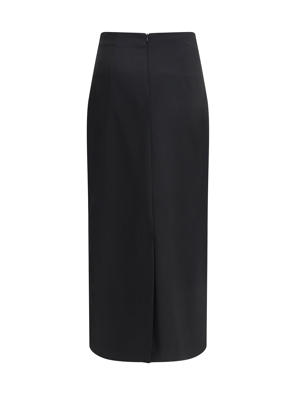 Lardini Virgin Wool Midi Skirt