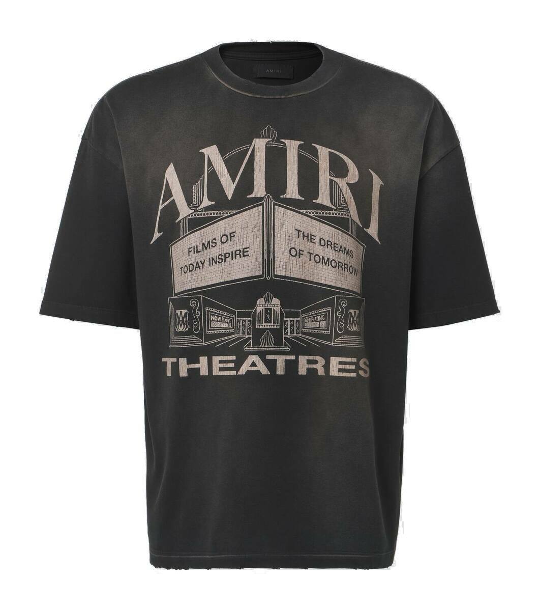 【AMIRI】 Theaters printed cotton jersey T-shirt Amiri Theaters printed cotton jersey T-shirt Amiri