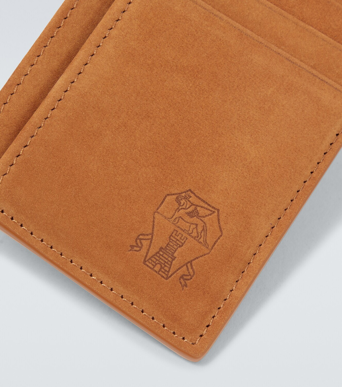Brunello Cucinelli Suede card holder