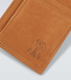 Brunello Cucinelli Suede card holder