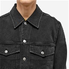 Wood Wood Men's Ivan Denim Jacket in Black
