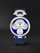 Bovet - 19Thirty Hand-Wound 42mm Stainless Steel and Rubber Watch, Ref. No. NTS0104