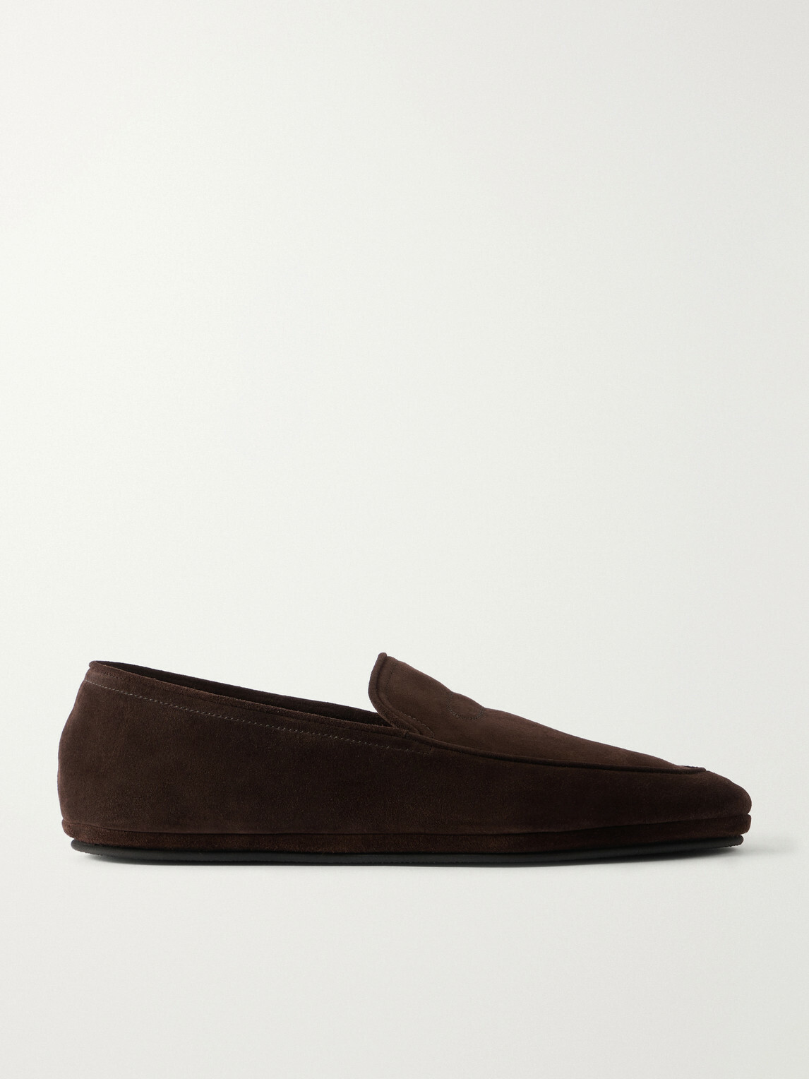 John Lobb - Kingstone Suede Slippers - Brown