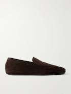 John Lobb - Kingstone Suede Slippers - Brown