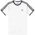 Adidas Men's 3 Stripe 'Germany' Tee​ in White/Black