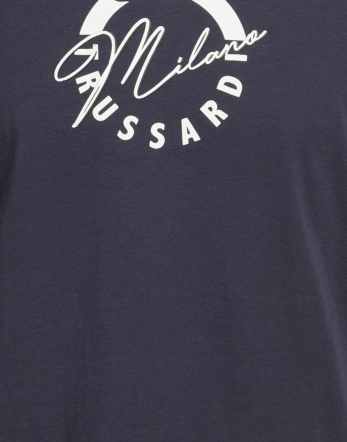 Trussardi Mens T-shirt Midnight in Blue