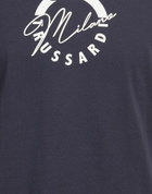Trussardi Mens T-shirt Midnight in Blue