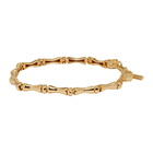 Emanuele Bicocchi Gold Bone Bracelet