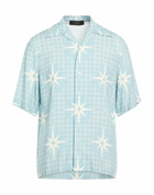 Amiri Mens Shirt Light in Blue