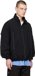 Comme des Garçons Homme Black Zip Jacket