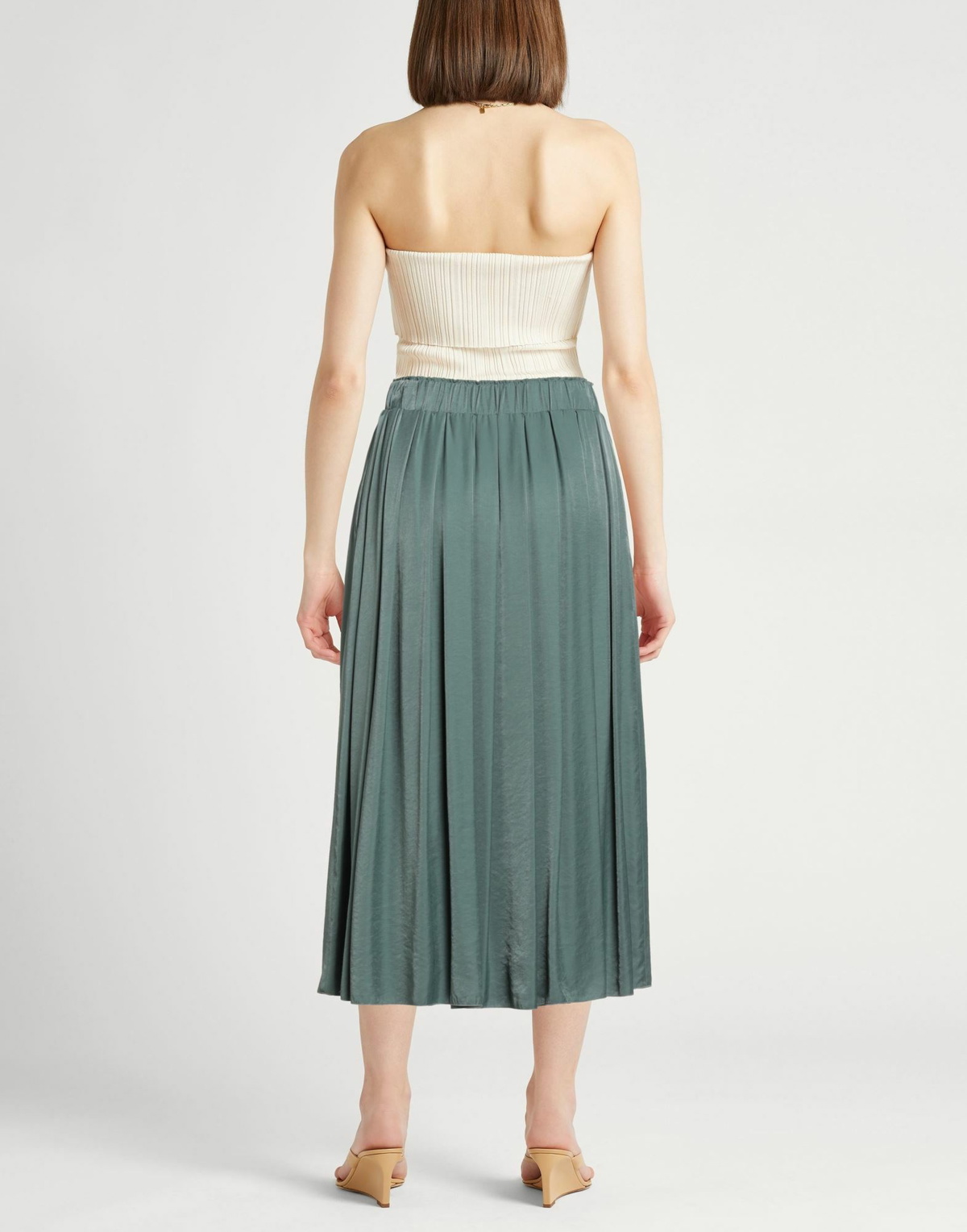 Peserico Womens Midi skirt in Green