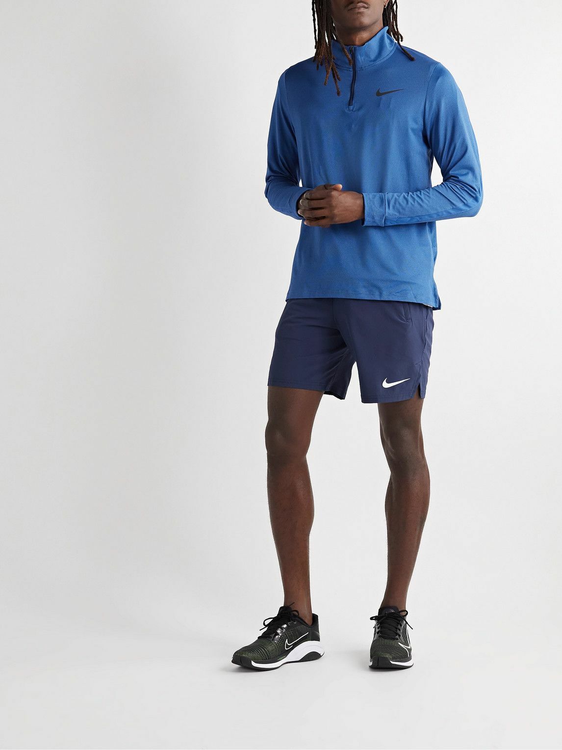 nike men's half zip training top