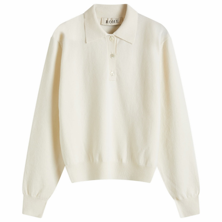 Photo: Róhe Women's Cashmere Polo in Off White