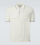 Tod's Ribbed-knit cotton polo shirt