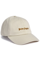 Palm Angels Logo-embroidered Cotton cap - Beige - One Size