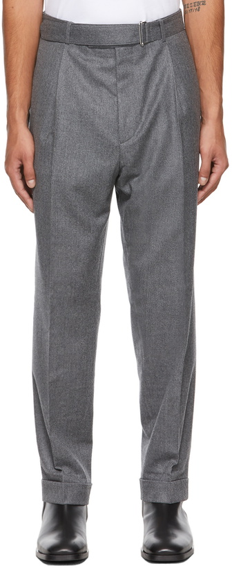 Photo: Officine Générale Grey Wool Hugo Trousers