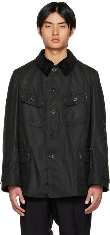 Photo: Maison Margiela Black Waxed Jacket