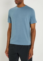 Vuori Current Tech Stretch-jersey T-shirt Blue