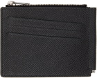 Maison Margiela Black Leather Zip Bifold Wallet